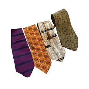 Men’s Silk Tie Bundle Brooks Brothers & Fratello Mix | Classic & Novelty Styles